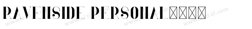 Ravenside personal字体转换